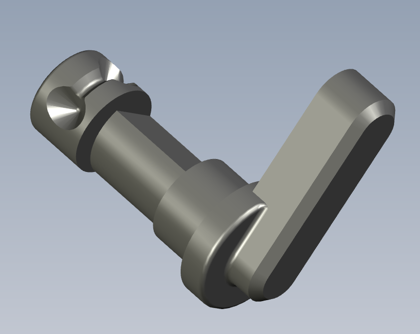 Kabuto/TURD 3 pos safety lever ( aluminum)